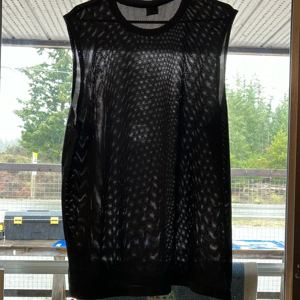Nike Black Mesh Tank Top - Picture 5 of 5